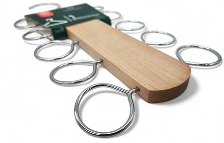 Al Kabayel Wooden Scarf Hanger â€“ 10 Holders - Al Kabayel Discount CentreAl Kabayel Wooden Scarf Hanger â€“ 10 HoldersOrganizers & AccessoriesAKDCAl Kabayel Discount Centre