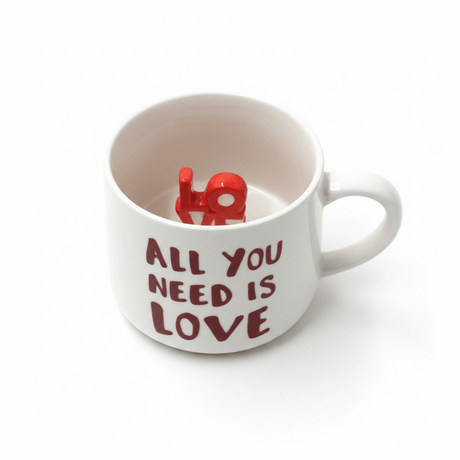 All You Need Is Love White Ceramic Mug — 400ml | Handcrafted Gift Mug with 3D LOVE Sculpture - Al Kabayel Discount CentreAll You Need Is Love White Ceramic Mug — 400ml | Handcrafted Gift Mug with 3D LOVE SculptureMugsAKDCAl Kabayel Discount Centre