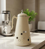 Almarjan 1 Litre Vacuum Flask Cream with Silver Color – Durable, Sleek Design & Long - Lasting Performance - Al Kabayel Discount CentreAlmarjan 1 Litre Vacuum Flask Cream with Silver Color – Durable, Sleek Design & Long - Lasting PerformanceThermosALMARJANAl Kabayel Discount Centre