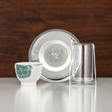Almarjan 18 - Piece Double - Walled Green Floral Tea & Cawa Cup Set – Premium Porcelain & Steel (12257 - 3) - Al Kabayel Discount CentreAlmarjan 18 - Piece Double - Walled Green Floral Tea & Cawa Cup Set – Premium Porcelain & Steel (12257 - 3)Tea SetsALMARJANAl Kabayel Discount Centre