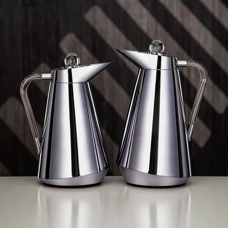 Almarjan 2 Pcs Modern Vacuum Flask Set (0.7 / 1 LTR )– Silver with Transparent Decorative Elements (CY07) - Al Kabayel Discount CentreAlmarjan 2 Pcs Modern Vacuum Flask Set (0.7 / 1 LTR )– Silver with Transparent Decorative Elements (CY07)ThermosALMARJANAl Kabayel Discount Centre