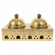 Almarjan 2 - Piece Gold Candy Bowl Set with Metal Stand – Decorative Serving Set for Dry Fruits, Nuts & Sweets – 12.5 × 33 × 17 cm - Al Kabayel Discount CentreAlmarjan 2 - Piece Gold Candy Bowl Set with Metal Stand – Decorative Serving Set for Dry Fruits, Nuts & Sweets – 12.5 × 33 × 17 cmJars & Food SaversALMARJANAl Kabayel Discount Centre