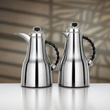 Almarjan 2 Pieces Vacuum Flask Set, Brushed Silver & Black - Al Kabayel Discount CentreAlmarjan 2 Pieces Vacuum Flask Set, Brushed Silver & BlackThermosALMARJANAl Kabayel Discount Centre