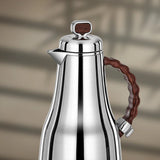 Almarjan 2 Pieces Vacuum Flask Set, Brushed Silver & Dark Wood - Al Kabayel Discount CentreAlmarjan 2 Pieces Vacuum Flask Set, Brushed Silver & Dark WoodThermosALMARJANAl Kabayel Discount Centre