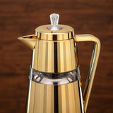 Almarjan 2 Pieces Vacuum Flask Set Gold & Transparent 1 Liter And 0.7 Liter - Al Kabayel Discount CentreAlmarjan 2 Pieces Vacuum Flask Set Gold & Transparent 1 Liter And 0.7 LiterThermosALMARJANAl Kabayel Discount Centre