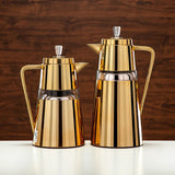 Almarjan 2 Pieces Vacuum Flask Set Gold & Transparent 1 Liter And 0.7 Liter - Al Kabayel Discount CentreAlmarjan 2 Pieces Vacuum Flask Set Gold & Transparent 1 Liter And 0.7 LiterThermosALMARJANAl Kabayel Discount Centre