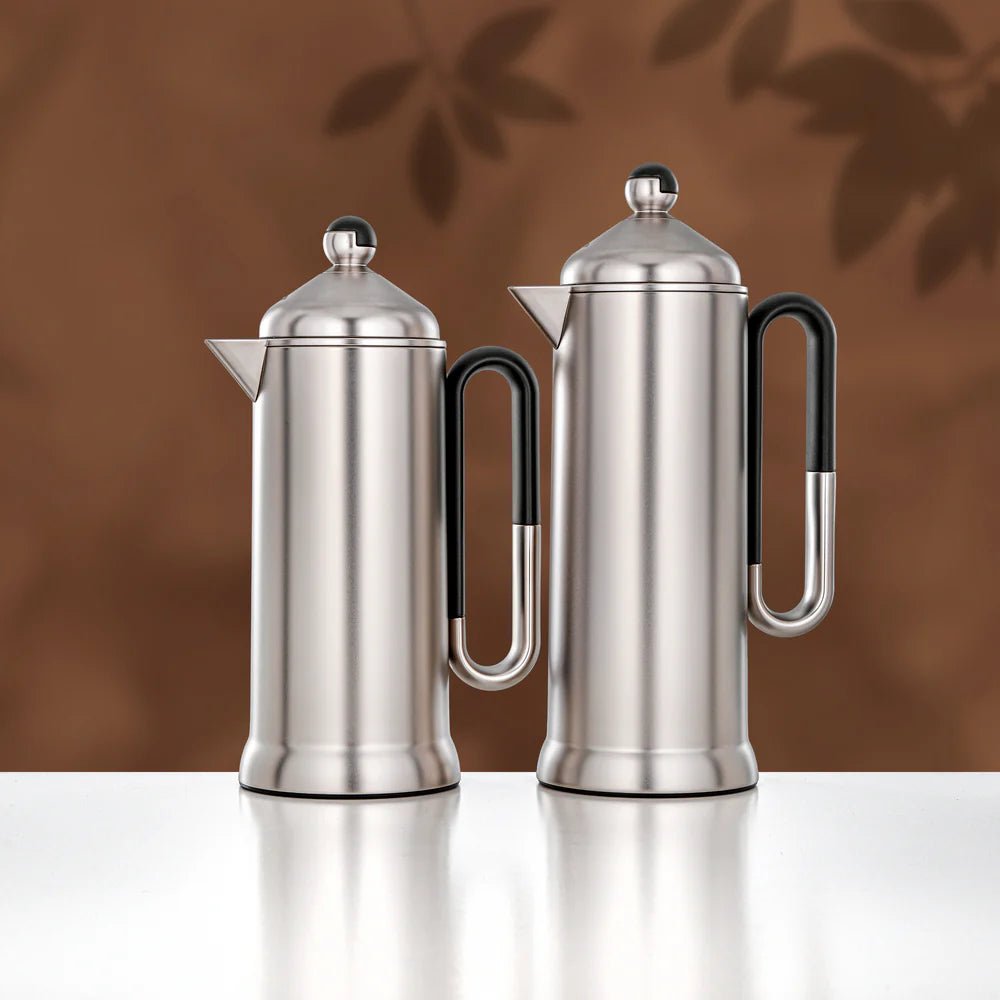 Almarjan 2 Pieces Vacuum Flask Set, Matt Nickel & Black - Al Kabayel Discount CentreAlmarjan 2 Pieces Vacuum Flask Set, Matt Nickel & BlackThermosALMARJANAl Kabayel Discount Centre