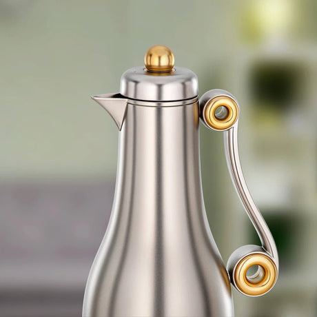 Almarjan 2 Pieces Vacuum Flask Set, Matt Nickel & Matt Gold - Al Kabayel Discount CentreAlmarjan 2 Pieces Vacuum Flask Set, Matt Nickel & Matt GoldThermosALMARJANAl Kabayel Discount Centre