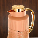 Almarjan 2 Pieces Vacuum Flask Set Peach & Gold - GT112AB - 100 NAP/G - Al Kabayel Discount CentreAlmarjan 2 Pieces Vacuum Flask Set Peach & Gold - GT112AB - 100 NAP/GThermosALMARJANAl Kabayel Discount Centre