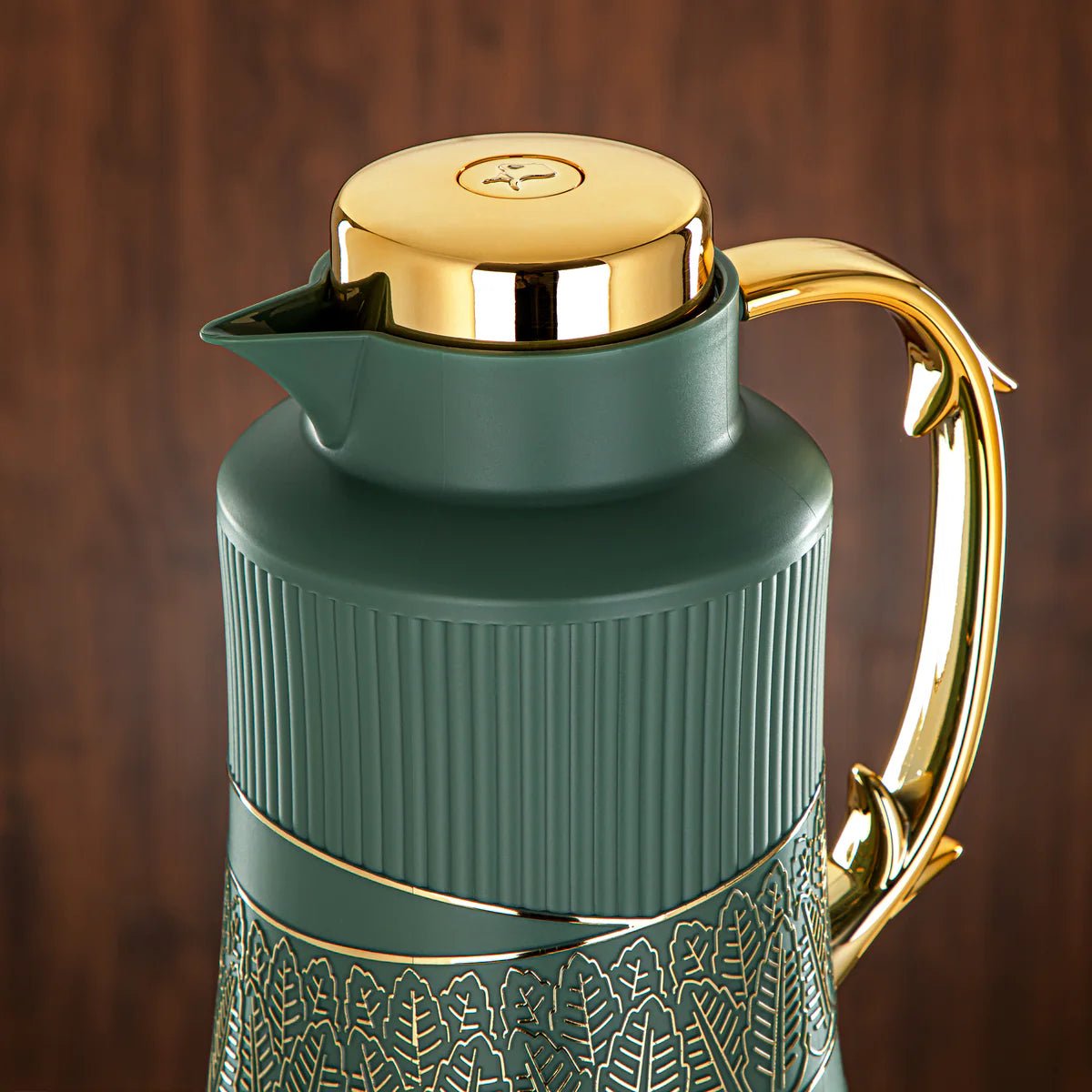 Almarjan 2 Pieces Vacuum Flask Set Sage Green & Gold - GT112AB - 100 NGR/G - Al Kabayel Discount CentreAlmarjan 2 Pieces Vacuum Flask Set Sage Green & Gold - GT112AB - 100 NGR/GThermosALMARJANAl Kabayel Discount Centre