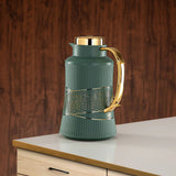 Almarjan 2 Pieces Vacuum Flask Set Sage Green & Gold - GT112AB - 100 NGR/G - Al Kabayel Discount CentreAlmarjan 2 Pieces Vacuum Flask Set Sage Green & Gold - GT112AB - 100 NGR/GThermosALMARJANAl Kabayel Discount Centre