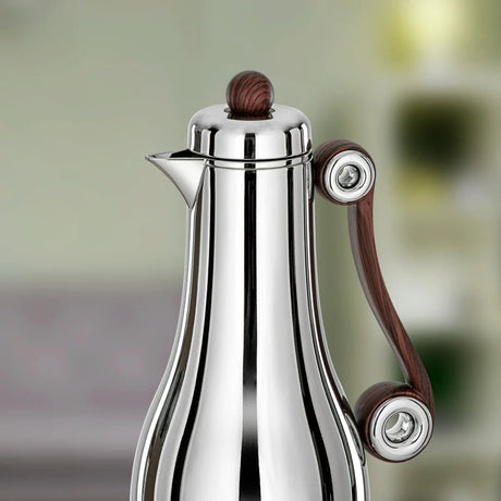 Almarjan 2 Pieces Vacuum Flask Set, Silver & Dark Wood - Al Kabayel Discount CentreAlmarjan 2 Pieces Vacuum Flask Set, Silver & Dark WoodThermosALMARJANAl Kabayel Discount Centre