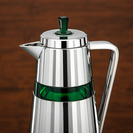 Almarjan 2 Pieces Vacuum Flask Set Silver & Green 1 Liter And 0.7 Liter - Al Kabayel Discount CentreAlmarjan 2 Pieces Vacuum Flask Set Silver & Green 1 Liter And 0.7 LiterThermosALMARJANAl Kabayel Discount Centre