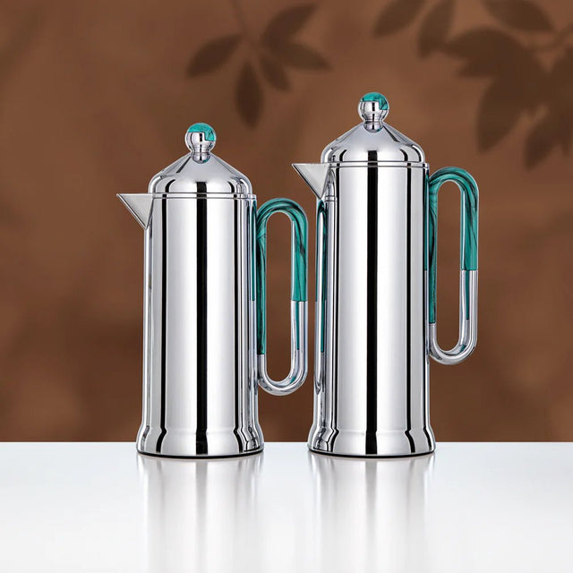 Almarjan 2 Pieces Vacuum Flask Set, Silver & Tiffany Marble - Al Kabayel Discount CentreAlmarjan 2 Pieces Vacuum Flask Set, Silver & Tiffany MarbleThermosALMARJANAl Kabayel Discount Centre
