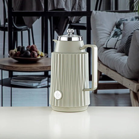 Almarjan 2 Pieces Vacuum Flask Set Soft Grey & Silver - GT111AB - 100 SG/C - Al Kabayel Discount CentreAlmarjan 2 Pieces Vacuum Flask Set Soft Grey & Silver - GT111AB - 100 SG/CThermosALMARJANAl Kabayel Discount Centre