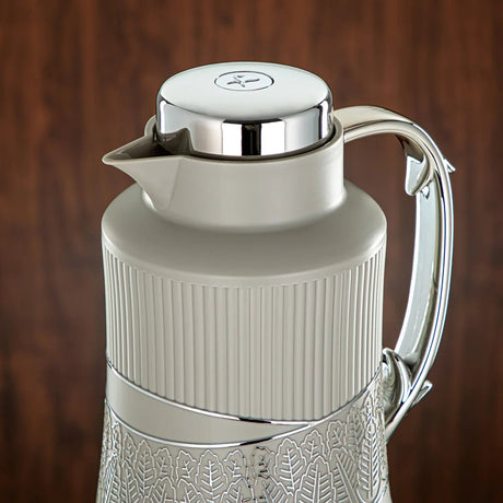 Almarjan 2 Pieces Vacuum Flask Set Soft Grey & Silver - GT112AB - 100 SG/C - Al Kabayel Discount CentreAlmarjan 2 Pieces Vacuum Flask Set Soft Grey & Silver - GT112AB - 100 SG/CThermosALMARJANAl Kabayel Discount Centre