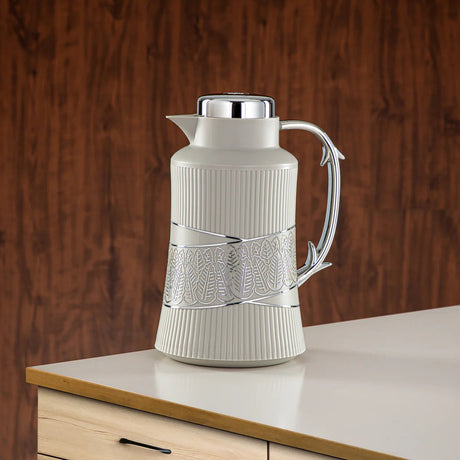 Almarjan 2 Pieces Vacuum Flask Set Soft Grey & Silver - GT112AB - 100 SG/C - Al Kabayel Discount CentreAlmarjan 2 Pieces Vacuum Flask Set Soft Grey & Silver - GT112AB - 100 SG/CThermosALMARJANAl Kabayel Discount Centre