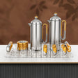 Almarjan 21 Pieces Tea & Coffee Serving Set, Matt Nickel & Matt Gold - Al Kabayel Discount CentreAlmarjan 21 Pieces Tea & Coffee Serving Set, Matt Nickel & Matt GoldTea SetsALMARJANAl Kabayel Discount Centre