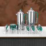 Almarjan 21 Pieces Tea & Coffee Serving Set, Silver & Tiffany Marble - Al Kabayel Discount CentreAlmarjan 21 Pieces Tea & Coffee Serving Set, Silver & Tiffany MarbleTea SetsALMARJANAl Kabayel Discount Centre