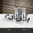 Almarjan 21 Pieces Tea & Coffee Set, Brushed Silver & Black - Al Kabayel Discount CentreAlmarjan 21 Pieces Tea & Coffee Set, Brushed Silver & BlackTea SetsALMARJANAl Kabayel Discount Centre