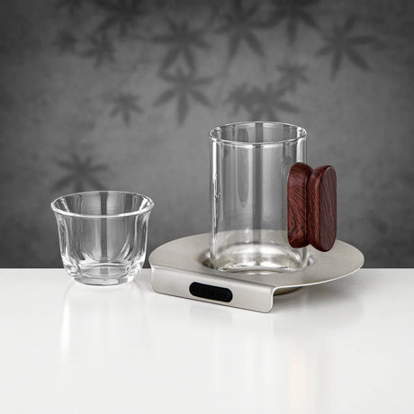 Almarjan 21 Pieces Tea & Coffee Set, Matt Nickel & Dark Wood - Al Kabayel Discount CentreAlmarjan 21 Pieces Tea & Coffee Set, Matt Nickel & Dark WoodTea SetsALMARJANAl Kabayel Discount Centre