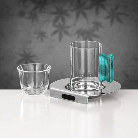 Almarjan 21 Pieces Tea & Coffee Set, Silver & Tiffany Marble - Al Kabayel Discount CentreAlmarjan 21 Pieces Tea & Coffee Set, Silver & Tiffany MarbleTea SetsALMARJANAl Kabayel Discount Centre