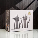 Almarjan 2pcs Vaccum Flask 0.7L+1L, Keeps Tea & Coffee Hot & Cold for 8hrs, Full Gold - Al Kabayel Discount CentreAlmarjan 2pcs Vaccum Flask 0.7L+1L, Keeps Tea & Coffee Hot & Cold for 8hrs, Full GoldThermosALMARJANAl Kabayel Discount Centre
