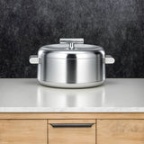 Almarjan Classic 3 - Piece Hot Pot Set – Matt Silver Finish, 1L/2.5L/3L Double - Wall Insulated Food Containers - Al Kabayel Discount CentreAlmarjan Classic 3 - Piece Hot Pot Set – Matt Silver Finish, 1L/2.5L/3L Double - Wall Insulated Food ContainersCasserolesALMARJANAl Kabayel Discount Centre