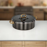 Almarjan Diana Hot Pot 30 cm Gun Black & Gold - Al Kabayel Discount CentreAlmarjan Diana Hot Pot 30 cm Gun Black & GoldCasserolesALMARJANAl Kabayel Discount Centre