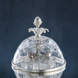 Almarjan Glass Perfume Set With Dome Case - Al Kabayel Discount CentreAlmarjan Glass Perfume Set With Dome CaseHome Décor AccentsALMARJANAl Kabayel Discount Centre