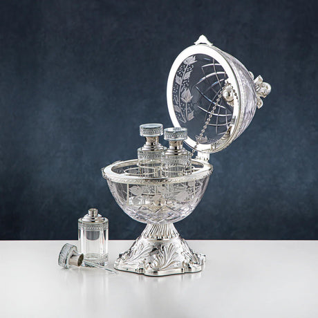 Almarjan Glass Perfume Set With Dome Case - Al Kabayel Discount CentreAlmarjan Glass Perfume Set With Dome CaseHome Décor AccentsALMARJANAl Kabayel Discount Centre
