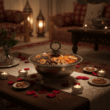 Almarjan Modern Black Metal Dates Bowl with Glass Lid for Contemporary Table Setup – 20cm - Al Kabayel Discount CentreAlmarjan Modern Black Metal Dates Bowl with Glass Lid for Contemporary Table Setup – 20cmBowlsALMARJANAl Kabayel Discount Centre