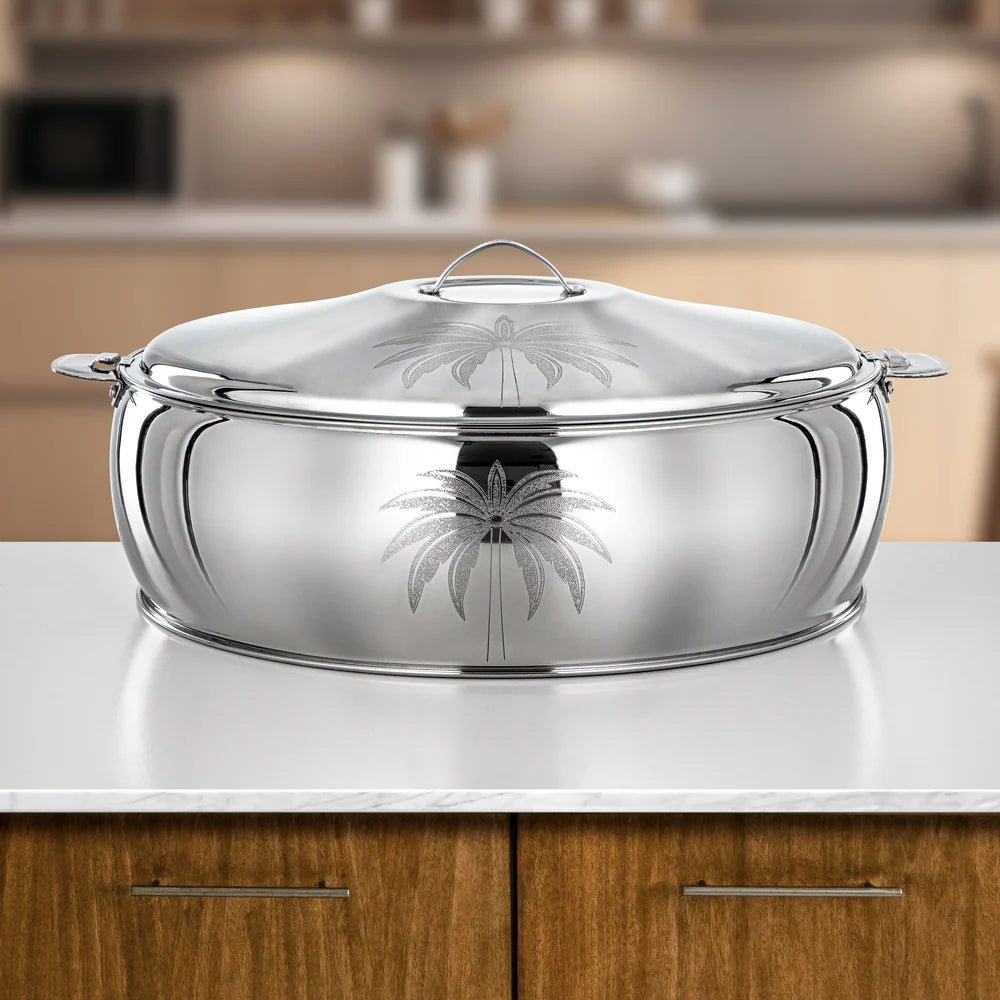 Almarjan Noor Hot Pot 45cm Silver - Al Kabayel Discount CentreAlmarjan Noor Hot Pot 45cm SilverCasserolesALMARJANAl Kabayel Discount Centre