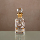 Almarjan Perfume Bottle 16.5 Tola, Clear & Golden Pattern, 0862P - ZQDL - Al Kabayel Discount CentreAlmarjan Perfume Bottle 16.5 Tola, Clear & Golden Pattern, 0862P - ZQDLHome Décor AccentsALMARJANAl Kabayel Discount Centre