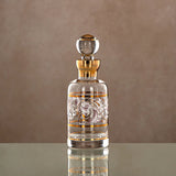 Almarjan Perfume Bottle 16.5 Tola, Clear & Golden Pattern, 0862P - ZQDL - Al Kabayel Discount CentreAlmarjan Perfume Bottle 16.5 Tola, Clear & Golden Pattern, 0862P - ZQDLHome Décor AccentsALMARJANAl Kabayel Discount Centre