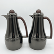 Almarjan Premium 1L + 1L Vacuum Flask Set in Black Finish with Elegant Brown Handle for Hot & Cold Beverages - Al Kabayel Discount CentreAlmarjan Premium 1L + 1L Vacuum Flask Set in Black Finish with Elegant Brown Handle for Hot & Cold BeveragesThermosALMARJANAl Kabayel Discount Centre