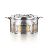 ALMARJAN Round Hotpot 4 Litre Shaharzad, Silver/Gold - Al Kabayel Discount CentreALMARJAN Round Hotpot 4 Litre Shaharzad, Silver/GoldCasseroles & Stock PotsAl Kabayel Discount CentreAl Kabayel Discount Centre