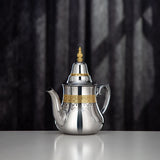 ALMARJAN Sahara Stainless Steel Teapot 800ml, Silver/Gold - Al Kabayel Discount CentreALMARJAN Sahara Stainless Steel Teapot 800ml, Silver/GoldTea/Coffee PotsALMARJANAl Kabayel Discount Centre