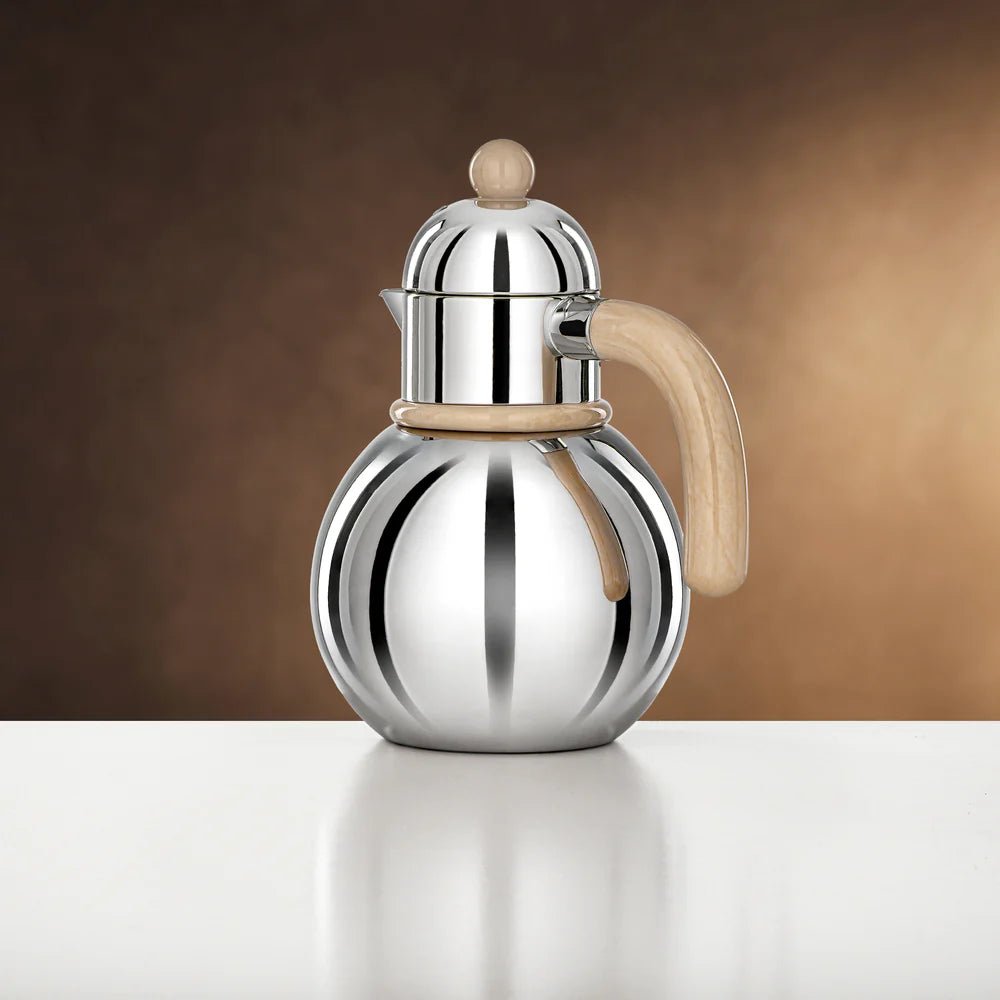 Almarjan Silver & Ivory Single Vacuum Flask 0.75L - Al Kabayel Discount CentreAlmarjan Silver & Ivory Single Vacuum Flask 0.75LThermosALMARJANAl Kabayel Discount Centre