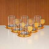 Almarjan Tea & Coffee Set 18 Pieces Nickel & Matt Gold - Al Kabayel Discount CentreAlmarjan Tea & Coffee Set 18 Pieces Nickel & Matt GoldTea SetsALMARJANAl Kabayel Discount Centre