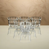 Almarjan Tea Set 18 Pieces Clear with Golden Accents - Al Kabayel Discount CentreAlmarjan Tea Set 18 Pieces Clear with Golden AccentsTea/Coffee SetsALMARJANAl Kabayel Discount Centre