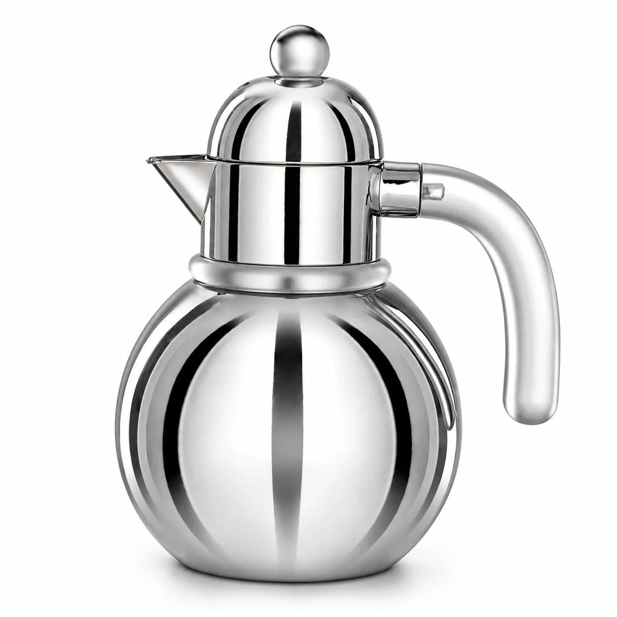 Almarjan Vacuum Flask – 0.75L – Silver & Frost Finish