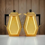 Almarjan Vacuum Flask Set 0.7L + 0.7L Matt Gold & Matt Black - Al Kabayel Discount CentreAlmarjan Vacuum Flask Set 0.7L + 0.7L Matt Gold & Matt BlackThermosALMARJANAl Kabayel Discount Centre