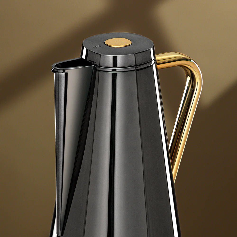 Almarjan Vacuum Flask Set 0.7L + 1L Gun Black & Gold - Al Kabayel Discount CentreAlmarjan Vacuum Flask Set 0.7L + 1L Gun Black & GoldThermosALMARJANAl Kabayel Discount Centre