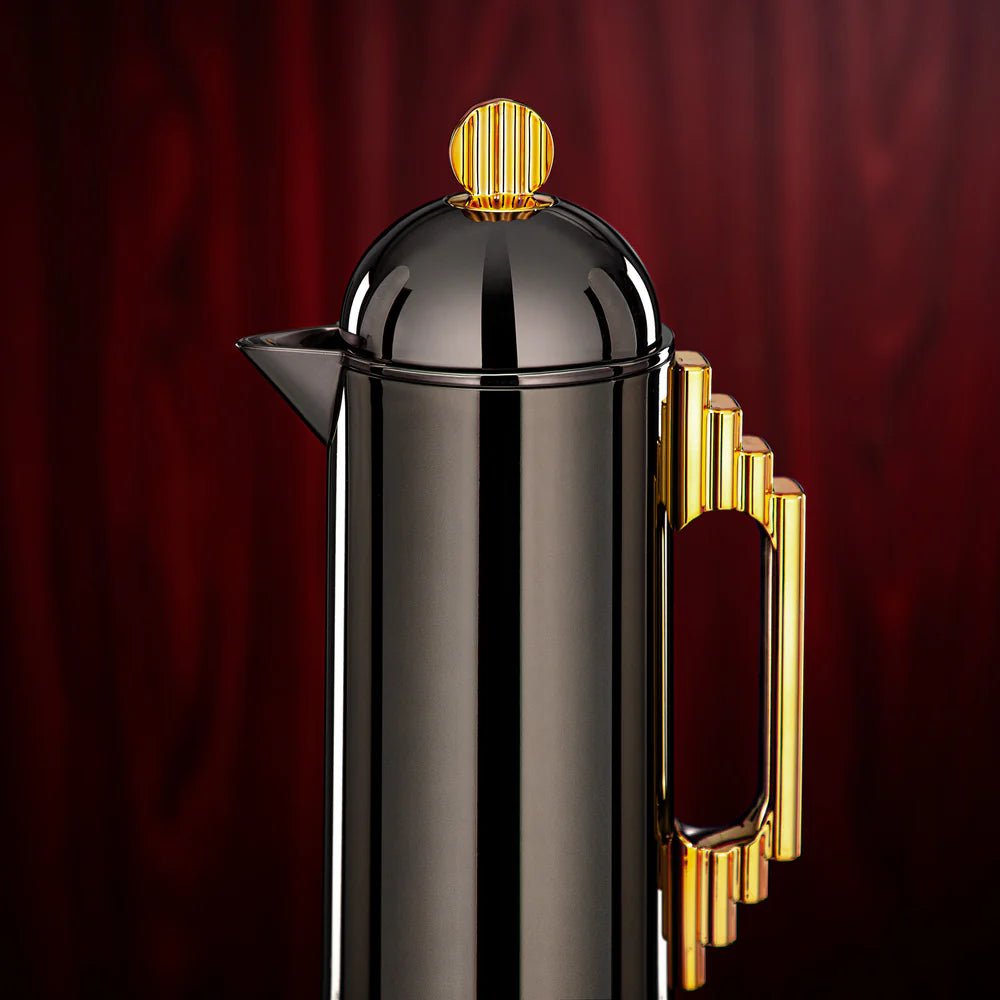 Almarjan Vacuum Flask Set 0.7L & 1L Gun Black & Gold - Al Kabayel Discount CentreAlmarjan Vacuum Flask Set 0.7L & 1L Gun Black & GoldThermosALMARJANAl Kabayel Discount Centre