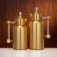 Almarjan Vacuum Flask Set 0.7L + 1L Matt Gold & Frost - Al Kabayel Discount CentreAlmarjan Vacuum Flask Set 0.7L + 1L Matt Gold & FrostThermosALMARJANAl Kabayel Discount Centre