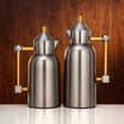 Almarjan Vacuum Flask Set 0.7L + 1L Matt Nickel & Matt Gold - Al Kabayel Discount CentreAlmarjan Vacuum Flask Set 0.7L + 1L Matt Nickel & Matt GoldThermosALMARJANAl Kabayel Discount Centre