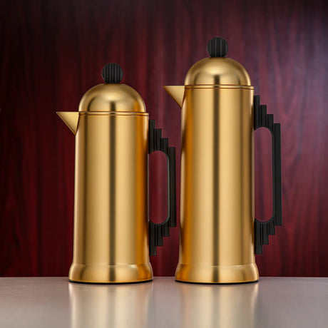 Almarjan Vacuum Flask Set 0.7L & 1L Matte Gold & Black - Al Kabayel Discount CentreAlmarjan Vacuum Flask Set 0.7L & 1L Matte Gold & BlackThermosALMARJANAl Kabayel Discount Centre