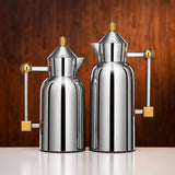 Almarjan Vacuum Flask Set 0.7L + 1L Silver & Gold - Al Kabayel Discount CentreAlmarjan Vacuum Flask Set 0.7L + 1L Silver & GoldThermosALMARJANAl Kabayel Discount Centre