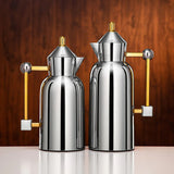 Almarjan Vacuum Flask Set 0.7L + 1L Silver & Gold - Al Kabayel Discount CentreAlmarjan Vacuum Flask Set 0.7L + 1L Silver & GoldThermosALMARJANAl Kabayel Discount Centre